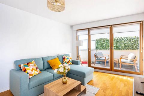 Bel appartement meublé de 47m² se trouvant au 1er étage à Boulogne Billancourt, dans le quartier 